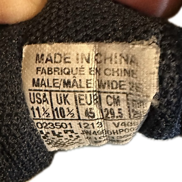 REEBOK 11.5 WIDE 2E ZIGTECH ZIGLITE WHITE GRAY NAVY RUN WALK ATHLETIC CASUAL - Picture 6 of 12